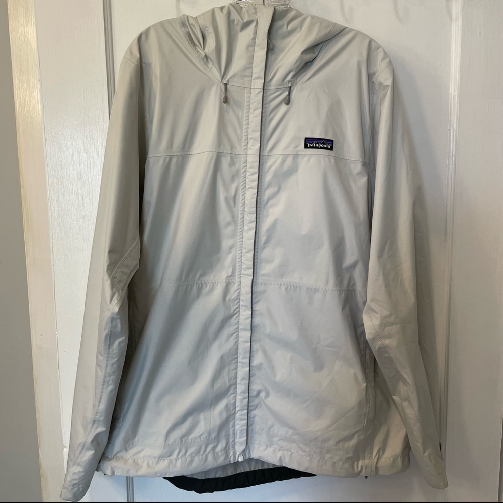 Patagonia Women's Torrentshell 3L Jacket Birch White XL Rain Jacket